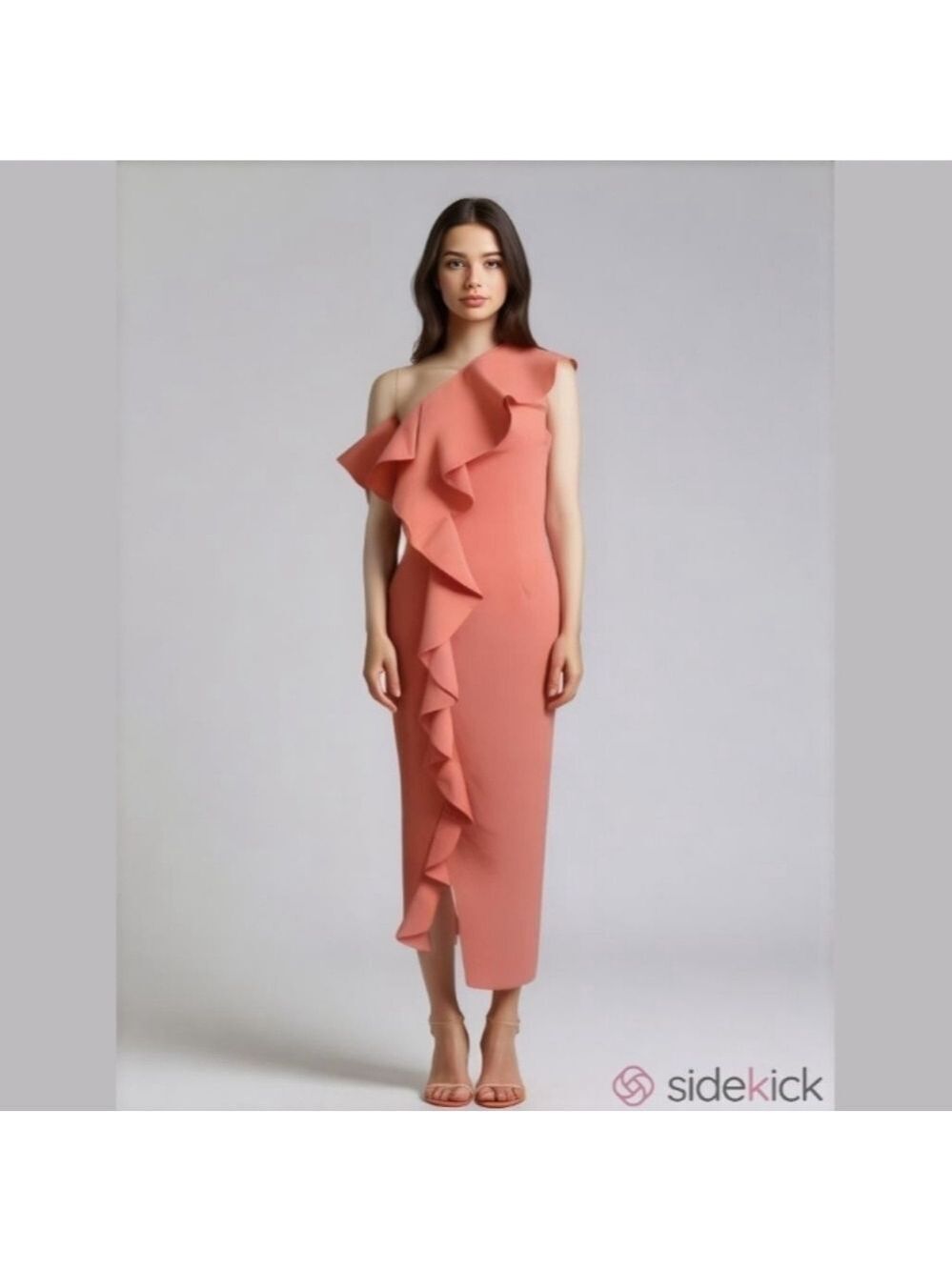 NWOT KEEPSAKE The Label one shoulder midi dress